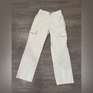 Cream Hollister Cargo Pants